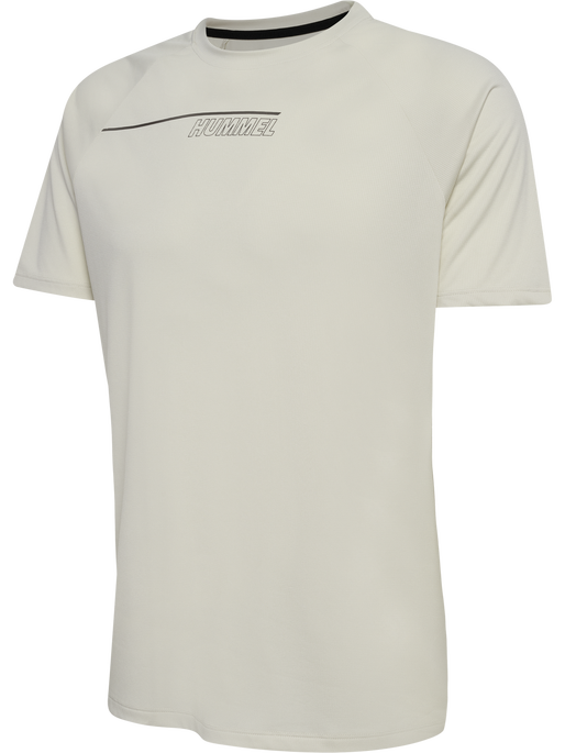 hmlCOURT LIGHT WEIGHT T-SHIRT, LIGHT GREY hmlCOURT LIGHT WEIGHT T-SHIRT, LIGHT GREY, packshot