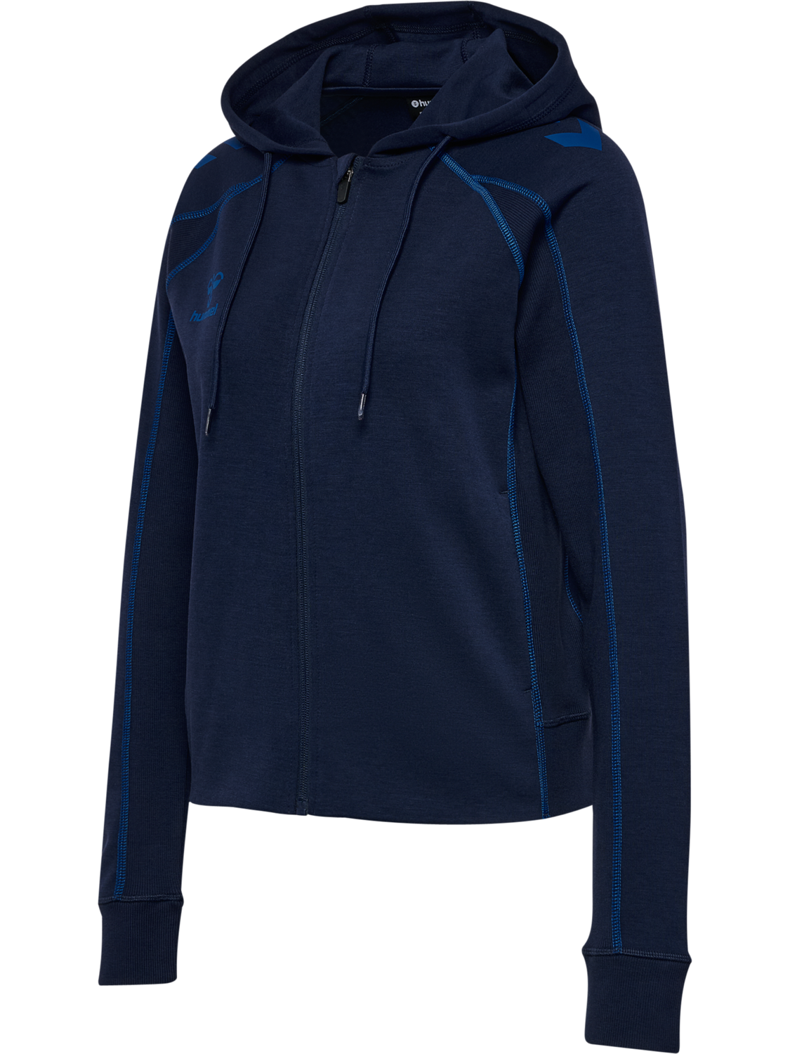 hmlMOVE 2.0 ZIP HOODIE WOMAN, MARINE, packshot