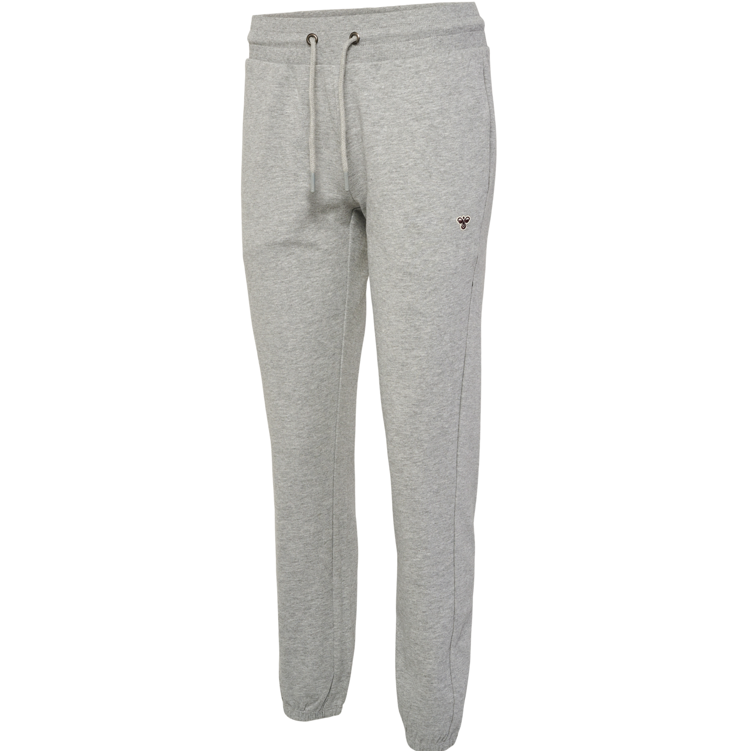 hmlIC BILLIE REGULAR PANTS, GREY MELANGE, packshot