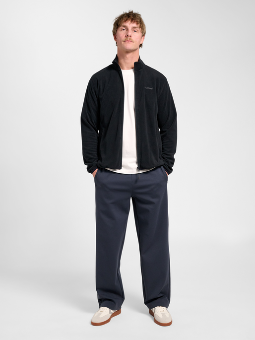 hmlACTIVE FLEECE JACKET, BLACK, model