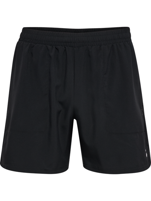 hmlPULSE WORKOUT SHORTS, BLACK hmlPULSE WORKOUT SHORTS, BLACK, packshot