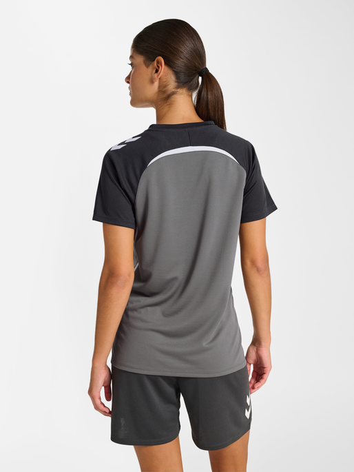 hmlLEAD 2.0 POLO WOMAN, STEEL GRAY/ASPHALT, model