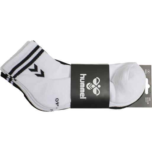 hmlSTRIPE 4-PACK MID CUT SOCKS MIX, 9124, packshot