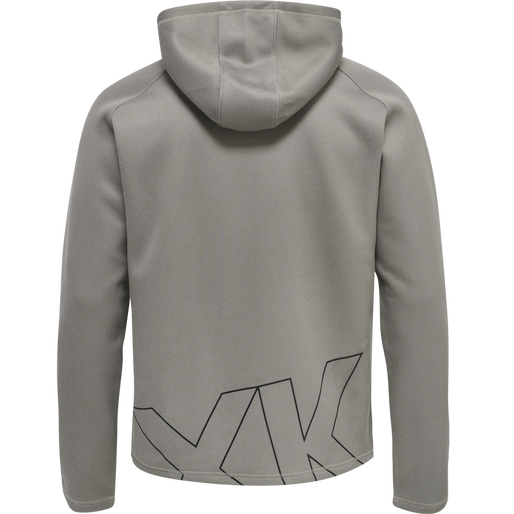 hmlCIMA XK HOODIE, GREY MELANGE, packshot