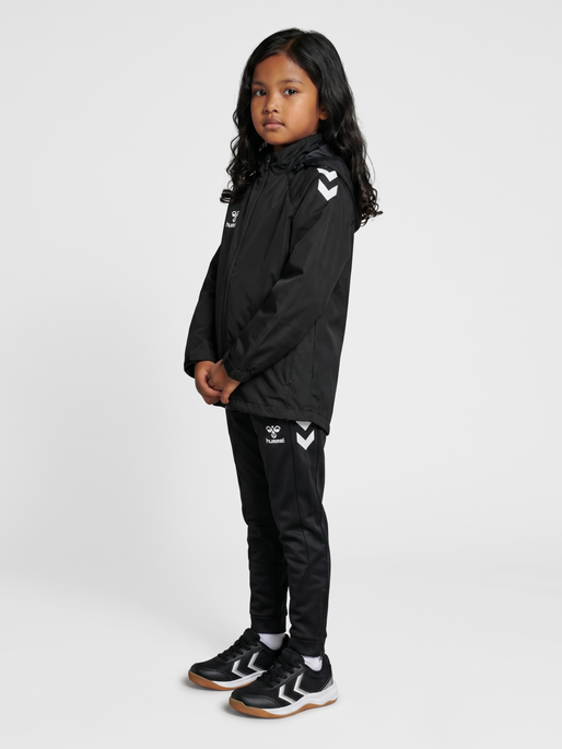 hmlLEAD 2.0 ALL-WEATHER JACKET KIDS, BLACK, model