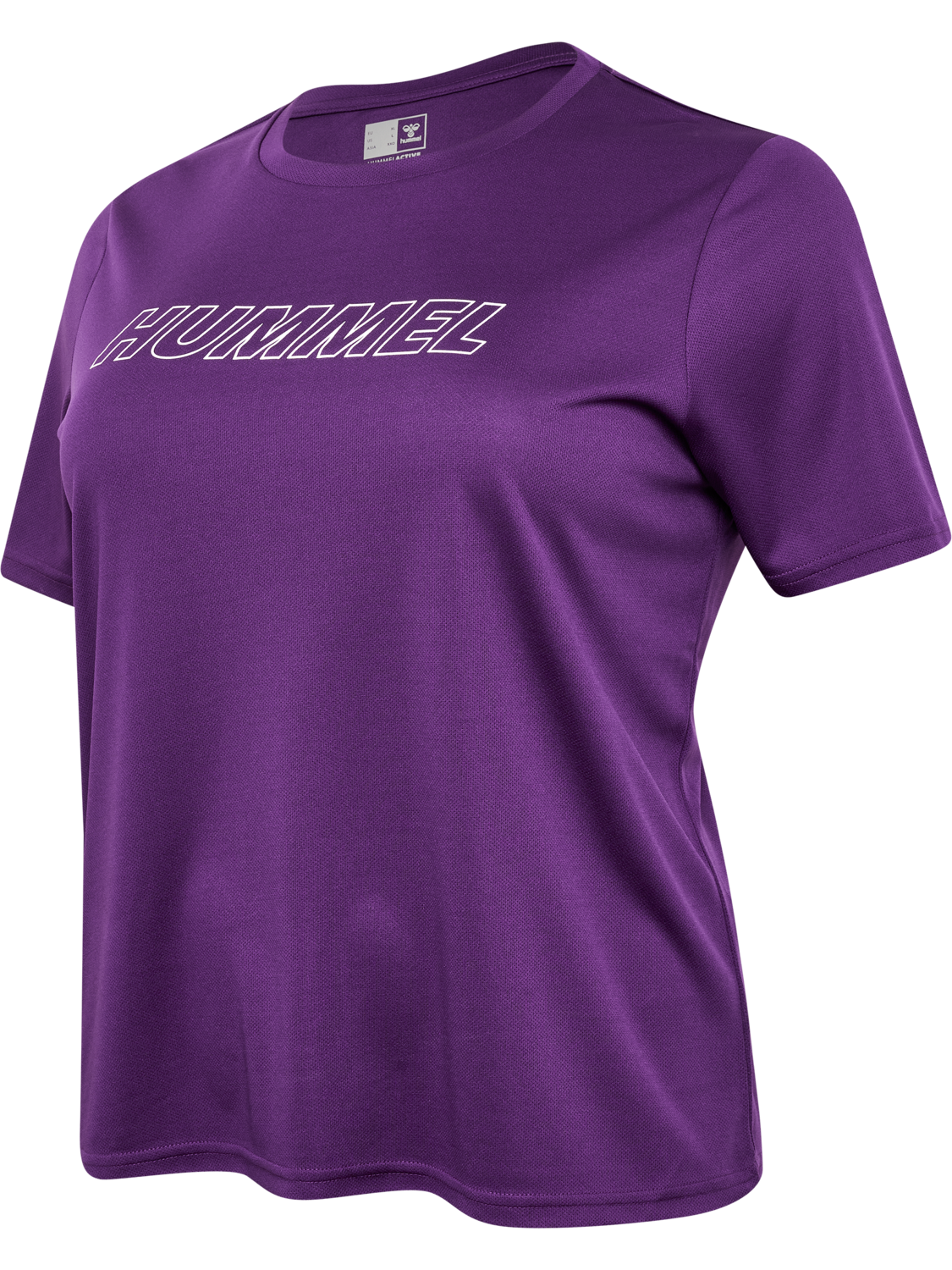 hmlTE CURVY T-SHIRT PLUS, IMPERIAL PURPLE, packshot