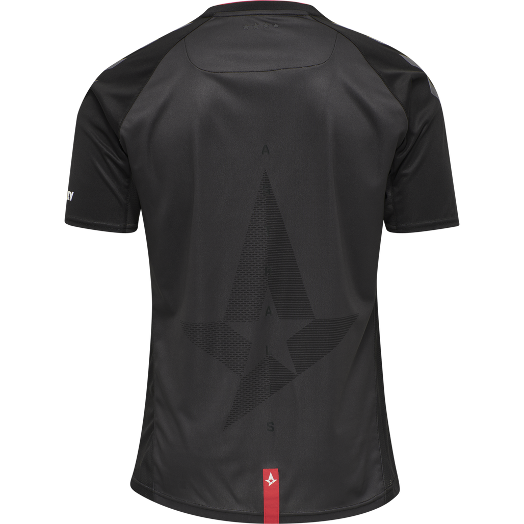 hummel ASTRALIS 20 21 GAME JERSEY S S KIDS BLACK W LOGO hummelsport