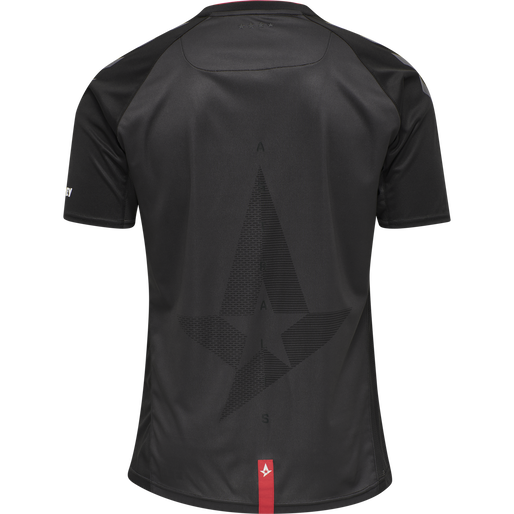 ASTRALIS 20/21 GAME JERSEY S/S_KIDS, BLACK W/LOGO, packshot