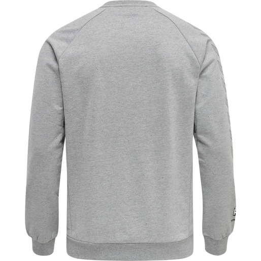 hmlMOVE GRID COTTON SWEATSHIRT, GREY MELANGE, packshot