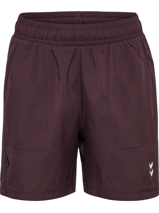 hmlJR PULSE WORKOUT SHORTS, FUDGE hmlJR PULSE WORKOUT SHORTS, FUDGE, packshot