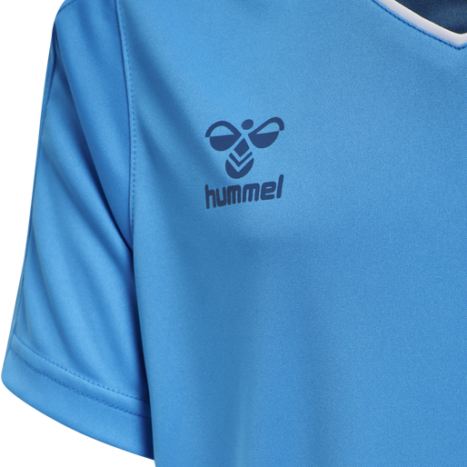 hmlCORE XK POLY JERSEY S/S KIDS, BLUE DANUBE hmlCORE XK POLY JERSEY S/S KIDS, BLUE DANUBE, packshot