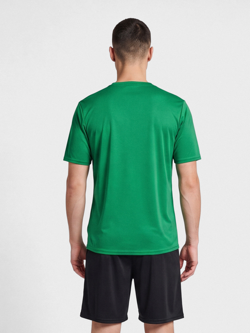 hmlESSENTIAL JERSEY S/S, JELLY BEAN, model