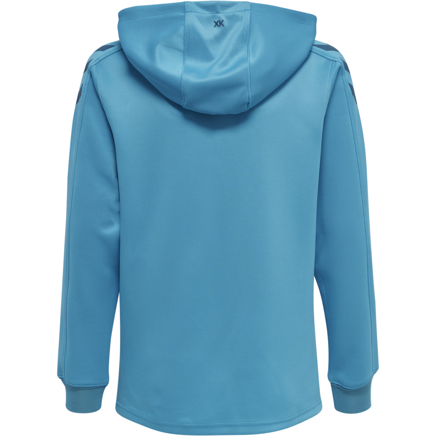 hmlCORE XK POLY KIDS SWEAT HOODIE, BLUE DANUBE, packshot
