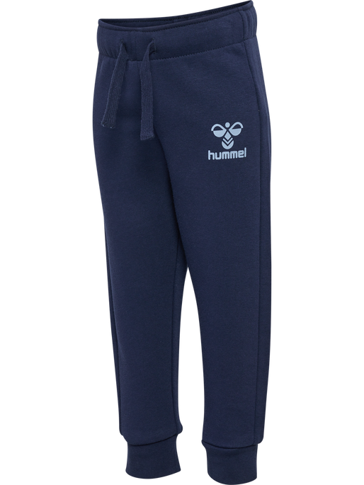 hmlHUMMING CREWSUIT, BLACK IRIS/FADED DENIM, packshot