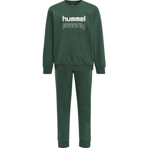 hmlNEW SPRING TRACKSUIT, TREKKING GREEN, packshot