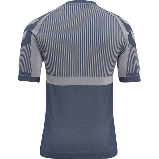 hmlMT UNIT SEAMLESS T-SHIRT, INSIGNIA BLUE/CHATEAU GRAY, packshot