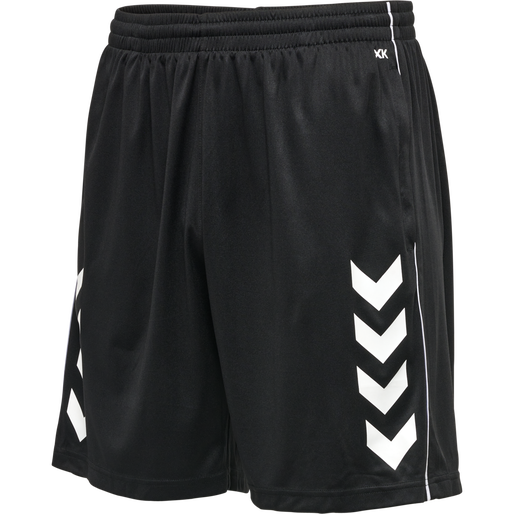 hmlCORE XK POLY COACH SHORTS, BLACK, packshot