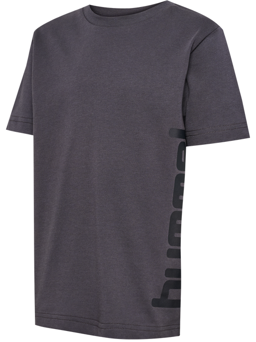 hmlPRINT T-SHIRT S/S, EBONY, packshot