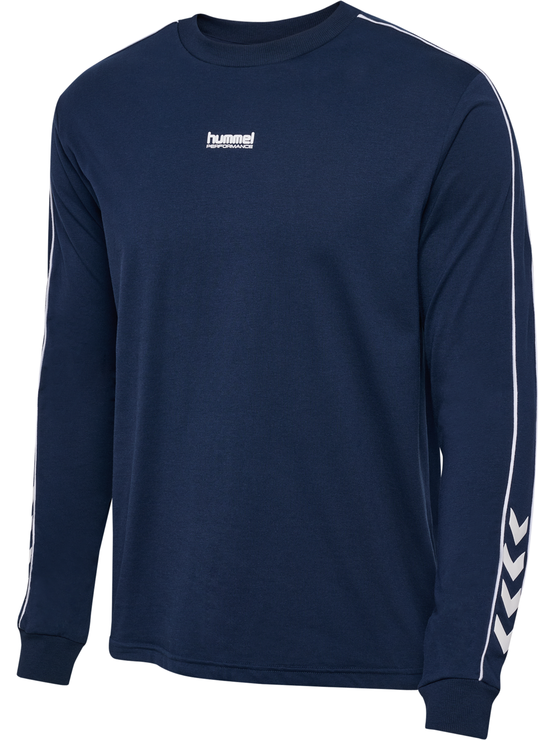 hmlPULSE PIPING T-SHIRT L/S, DRESS BLUES, packshot