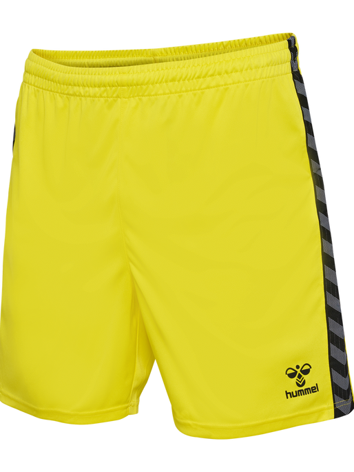 hmlAUTHENTIC PL SHORTS, BLAZING YELLOW, packshot