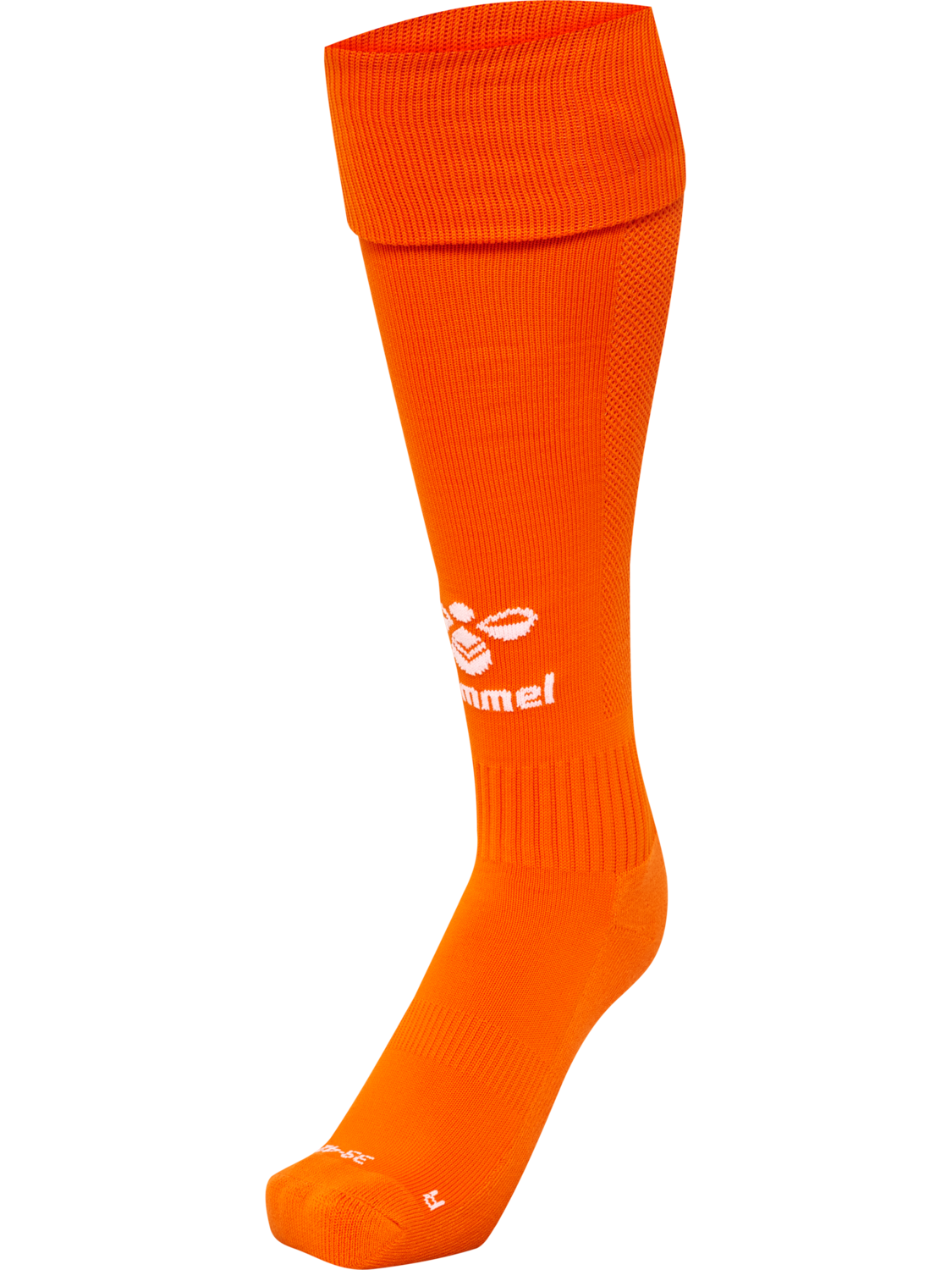 hmlESSENTIAL FOOTBALL SOCKS, ORANGE TIGER/WHITE, packshot
