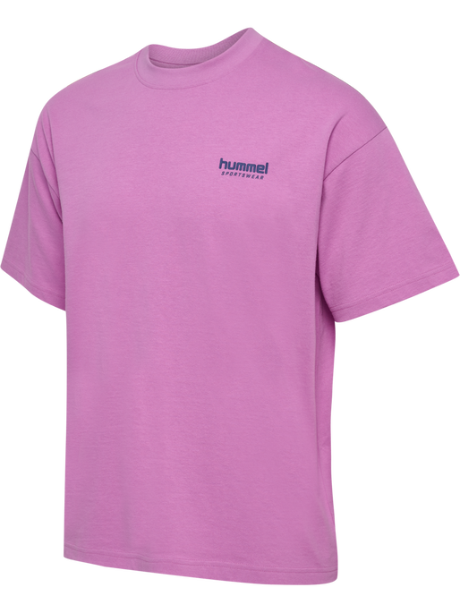 hmlLOOSE T-SHIRT S/S HEADBALL, VIOLET hmlLOOSE T-SHIRT S/S HEADBALL, VIOLET, packshot