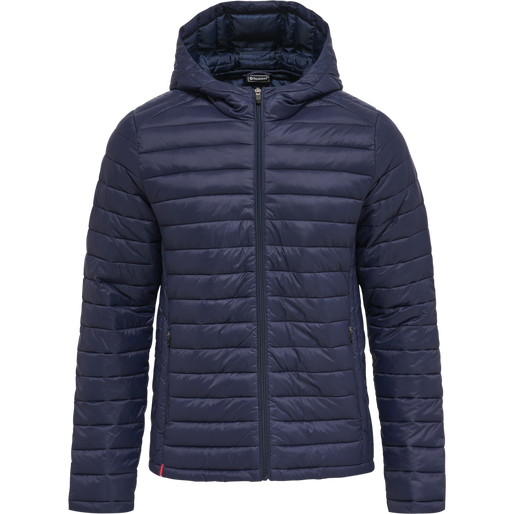 hmlRED QUILTED HOOD JACKET, MARINE, packshot