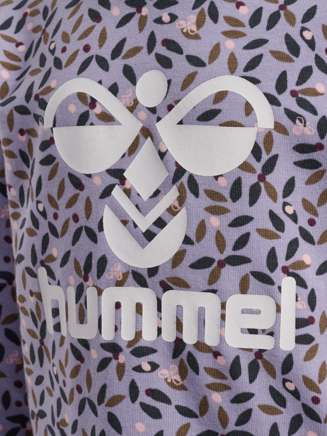 hmlELVINA AOP T-SHIRT L/S, WISTERIA, packshot