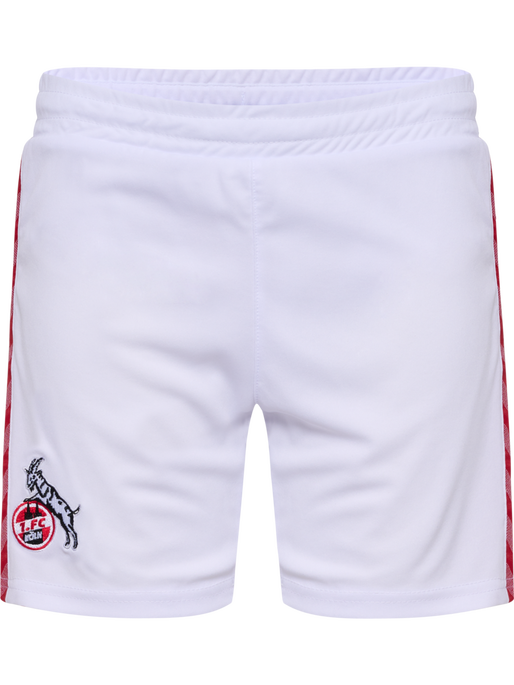 1FCK 23/24 HOME SHORTS KIDS, WHITE/TRUE RED 1FCK 23/24 HOME SHORTS KIDS, WHITE/TRUE RED, packshot