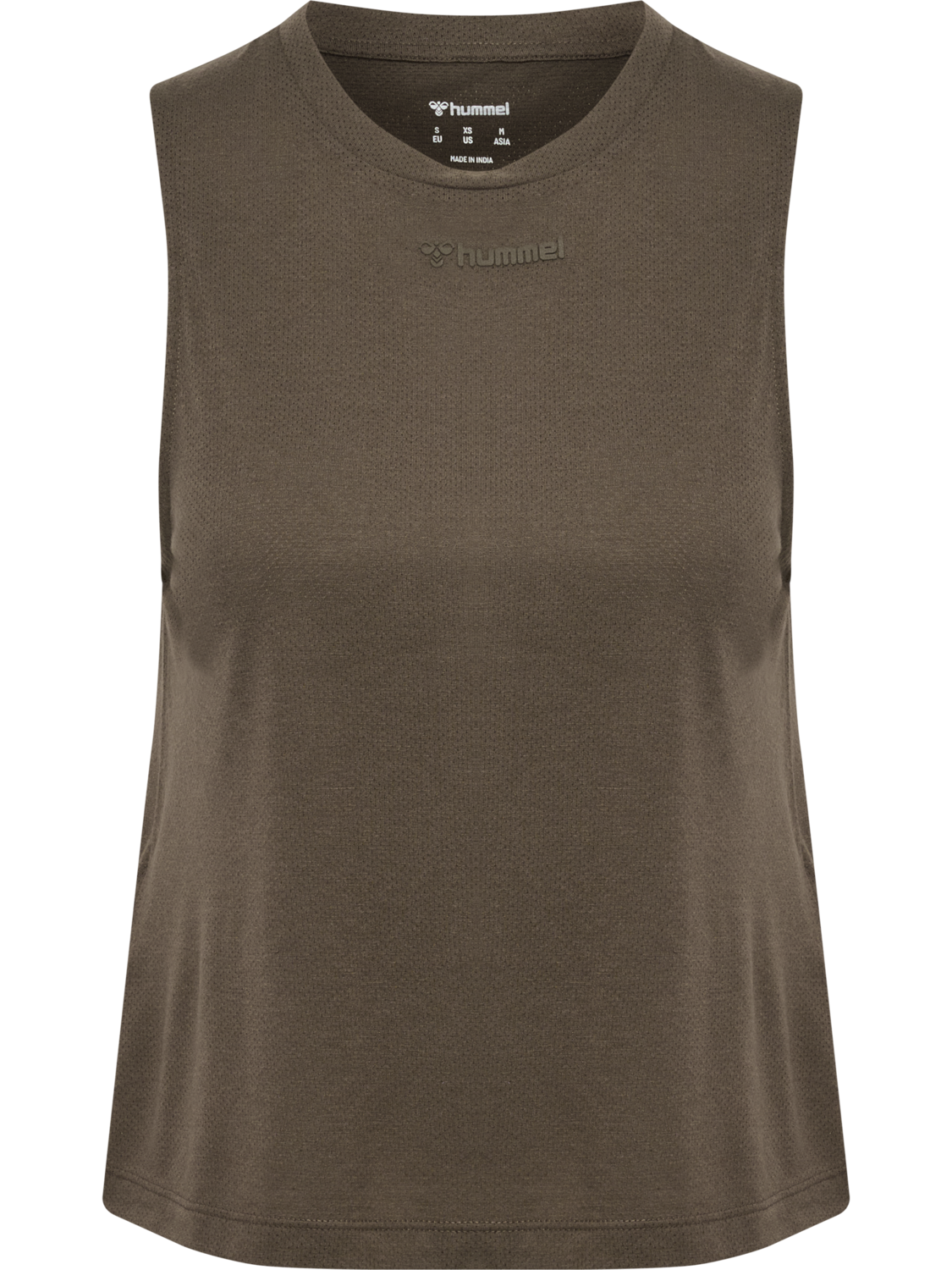 hmlMT VANJA SHORT MUSCLE TANKTOP, MAJOR BROWN, packshot