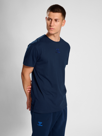 hmlACTIVE BEE CO TEE S/S, DRESS BLUES, model