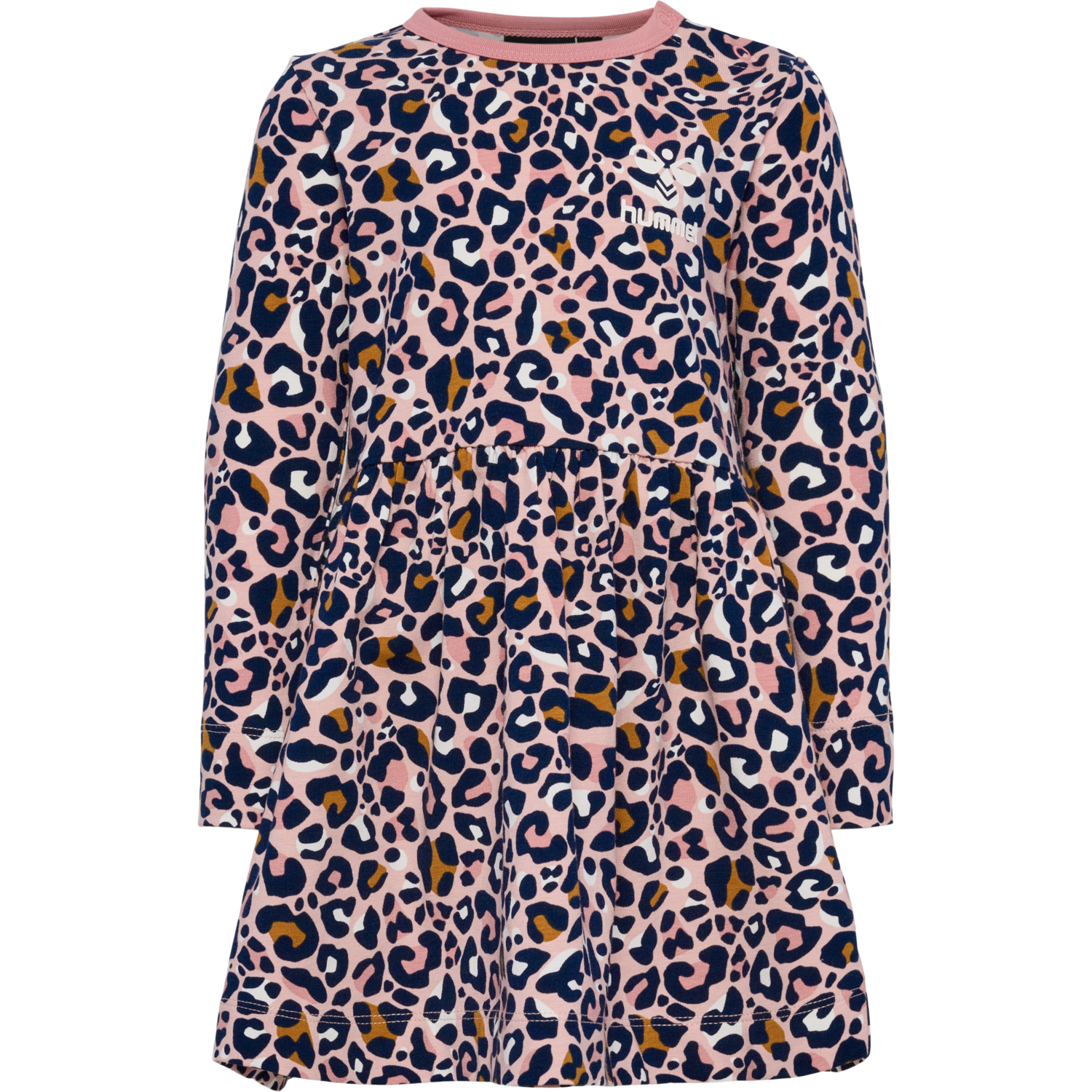 hmlMARIE AOP DRESS L/S, PALE MAUVE, packshot