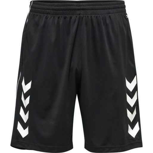 hmlCORE XK POLY COACH SHORTS, BLACK, packshot