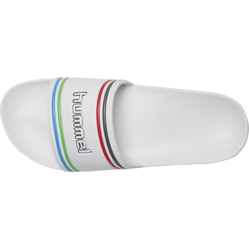 POOL SLIDE RETRO, WHITE/MULTICOLOR POOL SLIDE RETRO, WHITE/MULTICOLOR, packshot