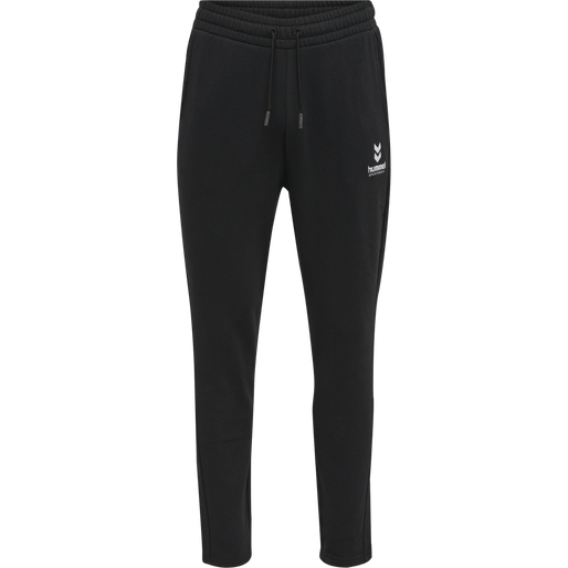 hmlOSCAR TAPERED PANTS, BLACK, packshot