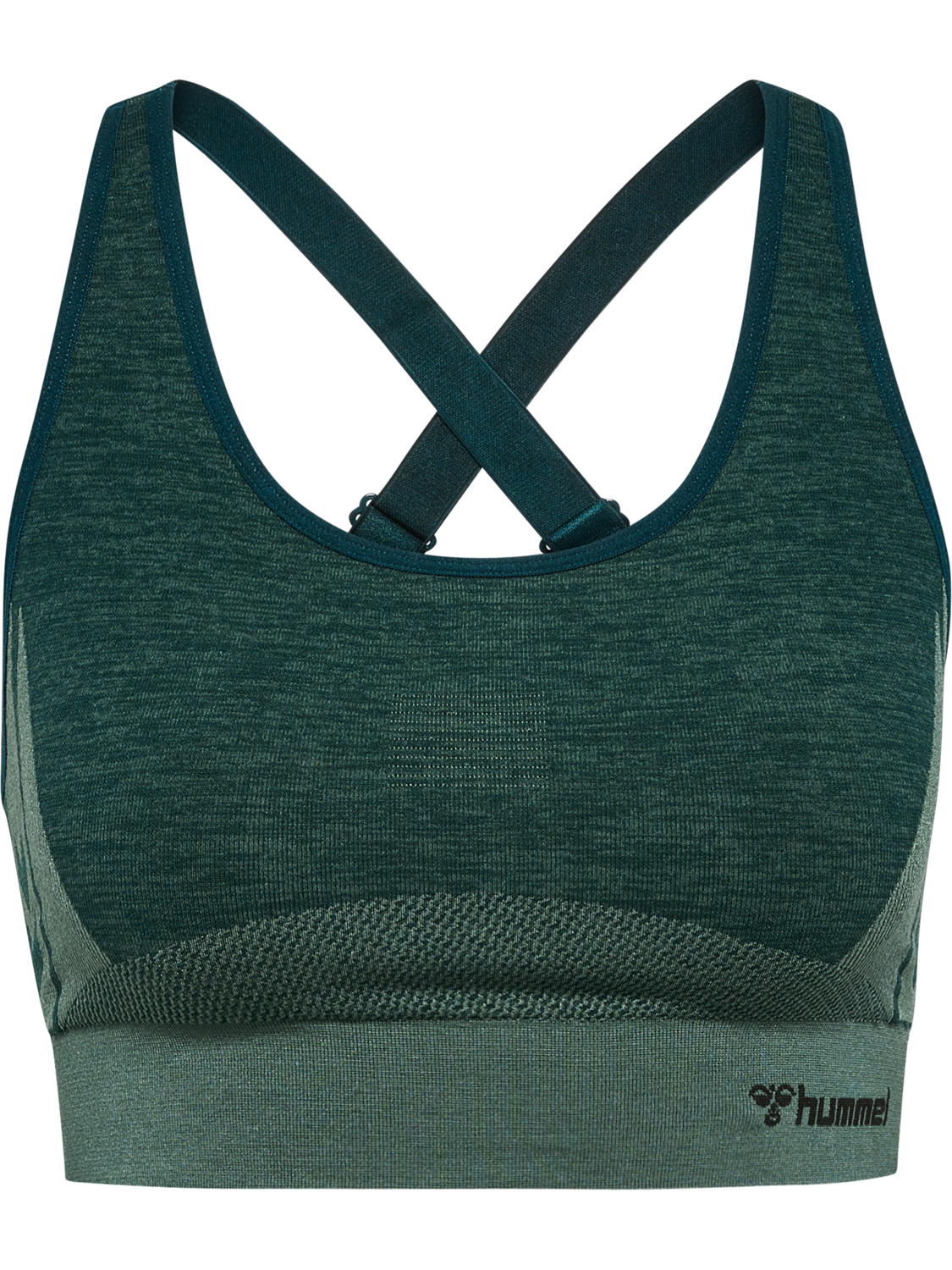 hmlCLEA SEAMLESS  SPORTS TOP, GREEN GABLES/GARDEN TOPIARY ME, packshot