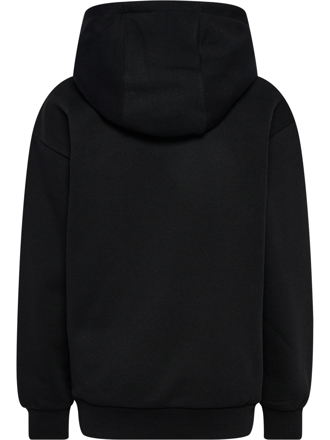 hmlJR LOOSE HOODIE BEE, BLACK, packshot