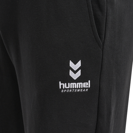 hmlOSCAR TAPERED PANTS, BLACK, packshot