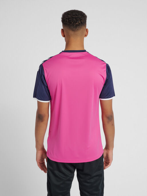 CORE SS POLY JERSEY, ROSE VIOLET, model