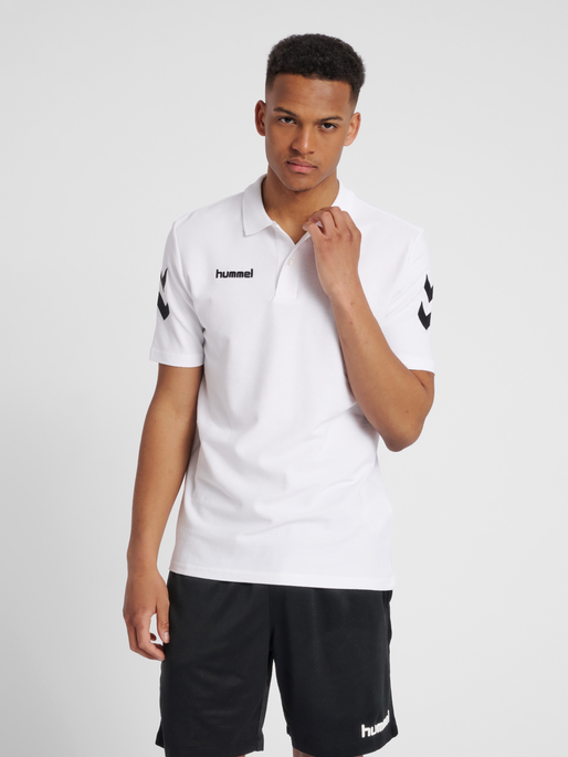 HMLGO COTTON POLO, WHITE, model