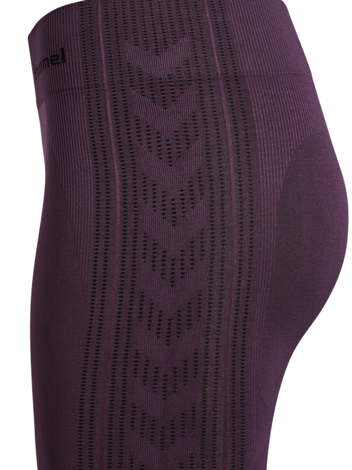 hmlMT SHAPING SEAMLESS MW TIGHTS, PLUM PERFECT, packshot