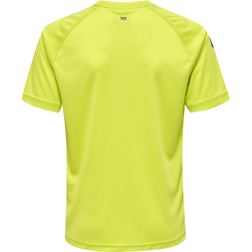 hmlCORE XK CORE POLY TEE S/S KIDS, LIME POPSICLE, packshot
