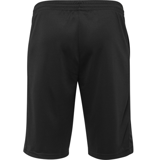 HMLGO POLY BERMUDA SHORTS, BLACK, packshot