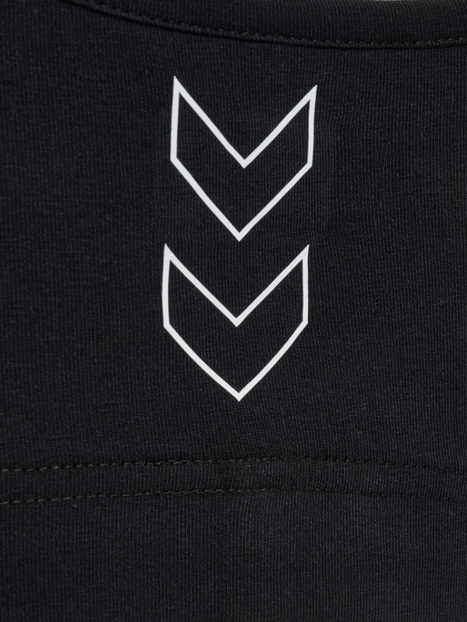 hmlELEMENTAL COTTON SPORTS TOP, BLACK hmlELEMENTAL COTTON SPORTS TOP, BLACK, packshot