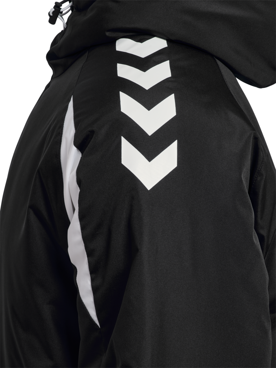 hmlCORE 2.0 BENCH JACKET, BLACK/WHITE, packshot