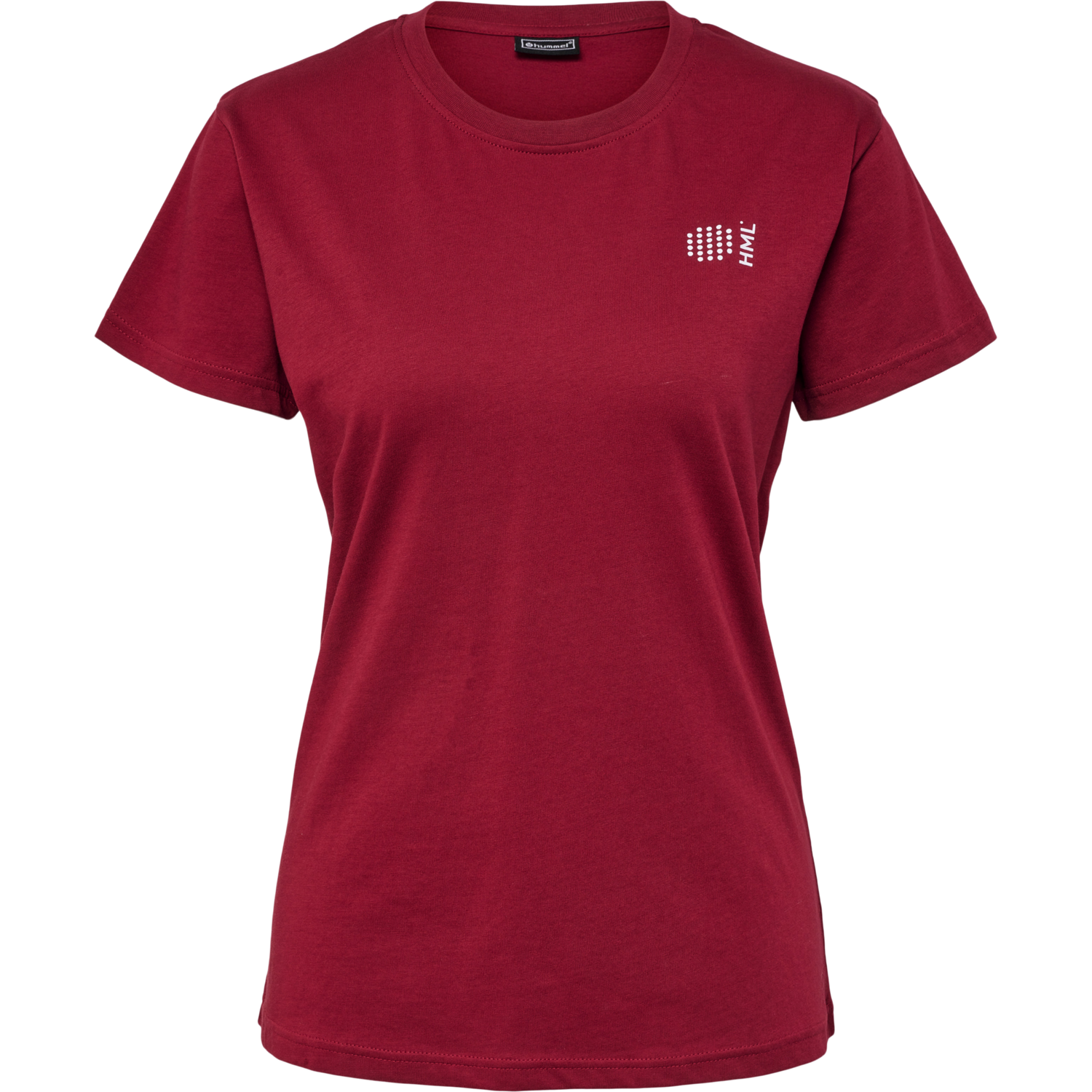 hmlCOURT COTTON T-SHIRT S/S WOMAN, RHUBARB, packshot