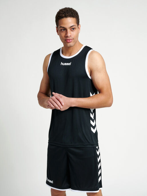 CORE BASKET JERSEY, BLACK, model