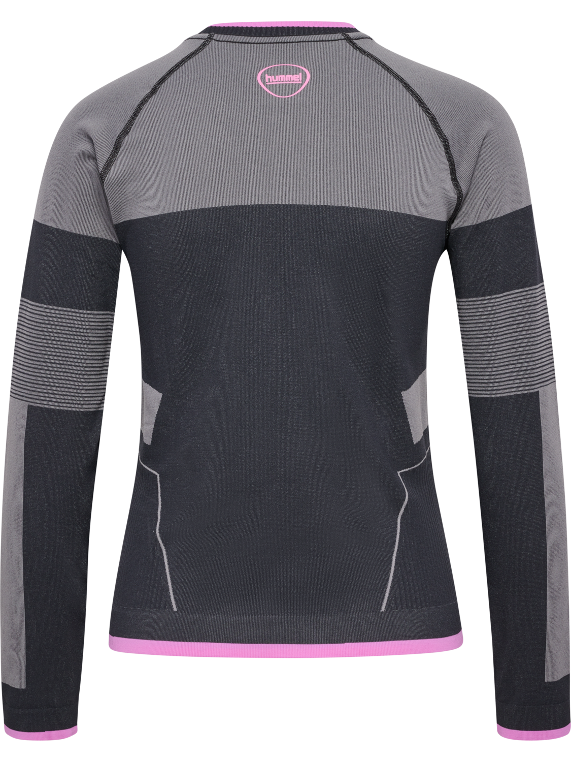 hmlSEAMLESS TEE LS, OBSIDIAN, packshot