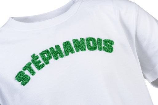 ASSE FAN STEPHANOIS TEE, WHITE, packshot