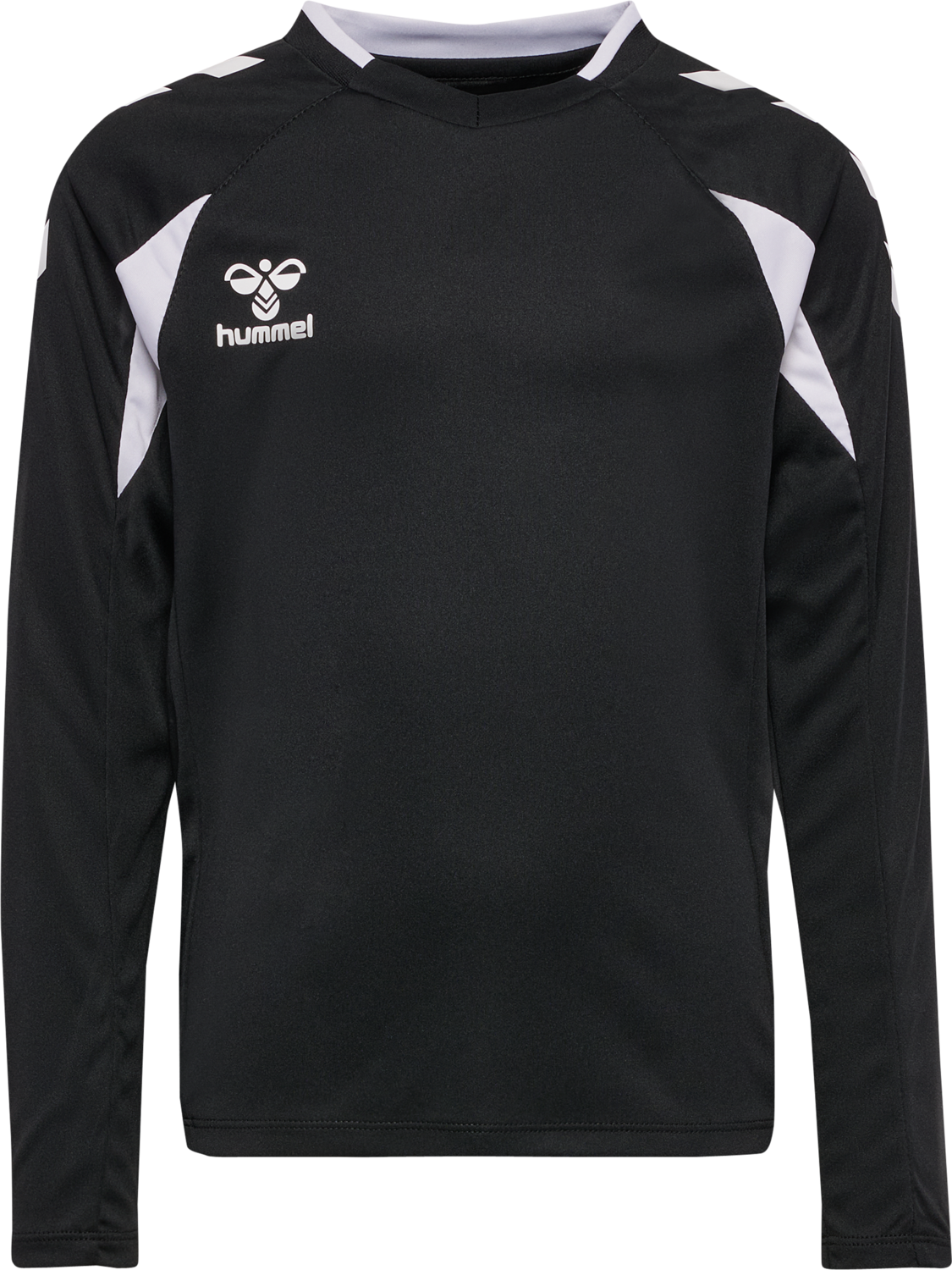hmlCORE 2.0 JERSEY L/S KIDS, BLACK/WHITE, packshot
